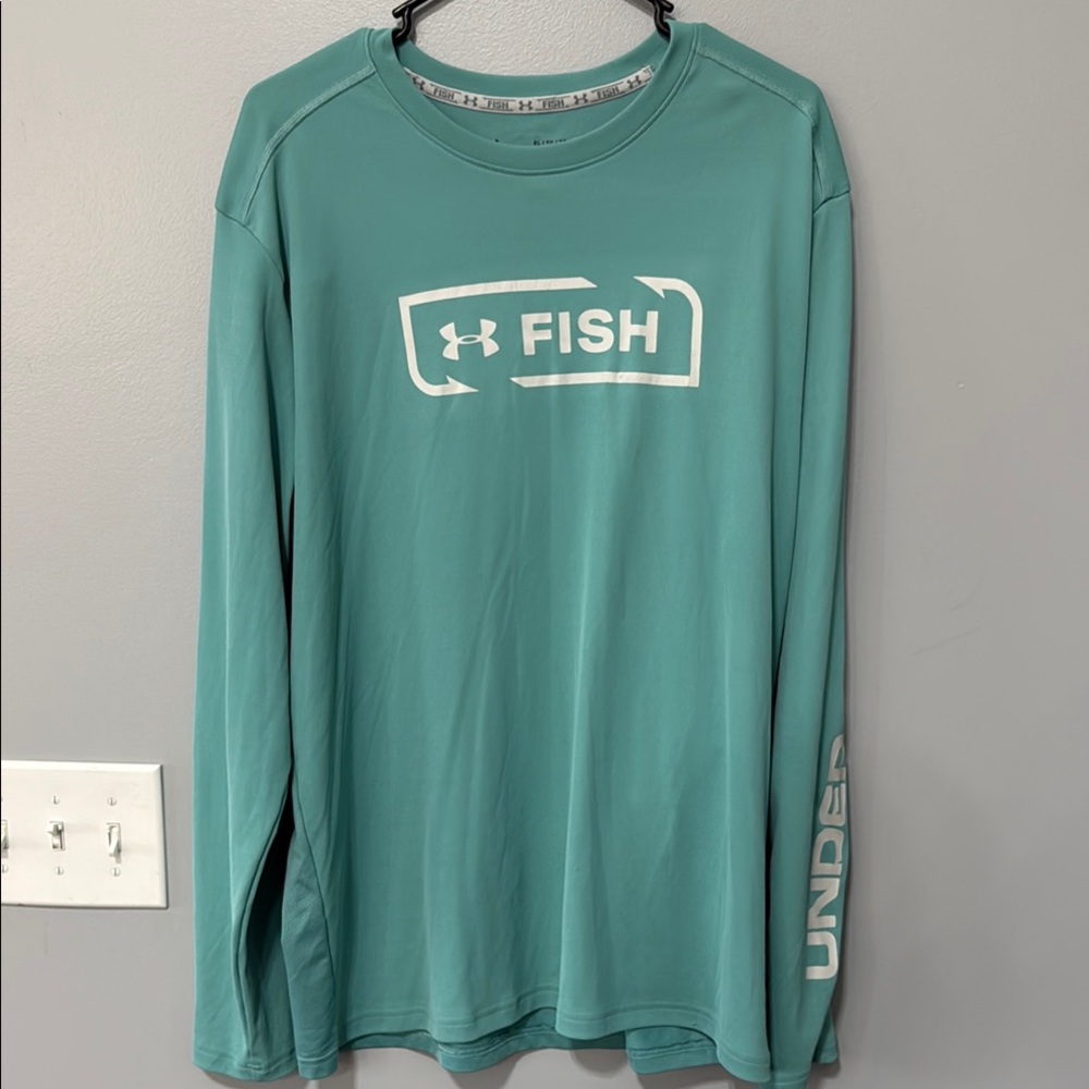Under Armour Aqua Long Sleeve with Fish Graphic